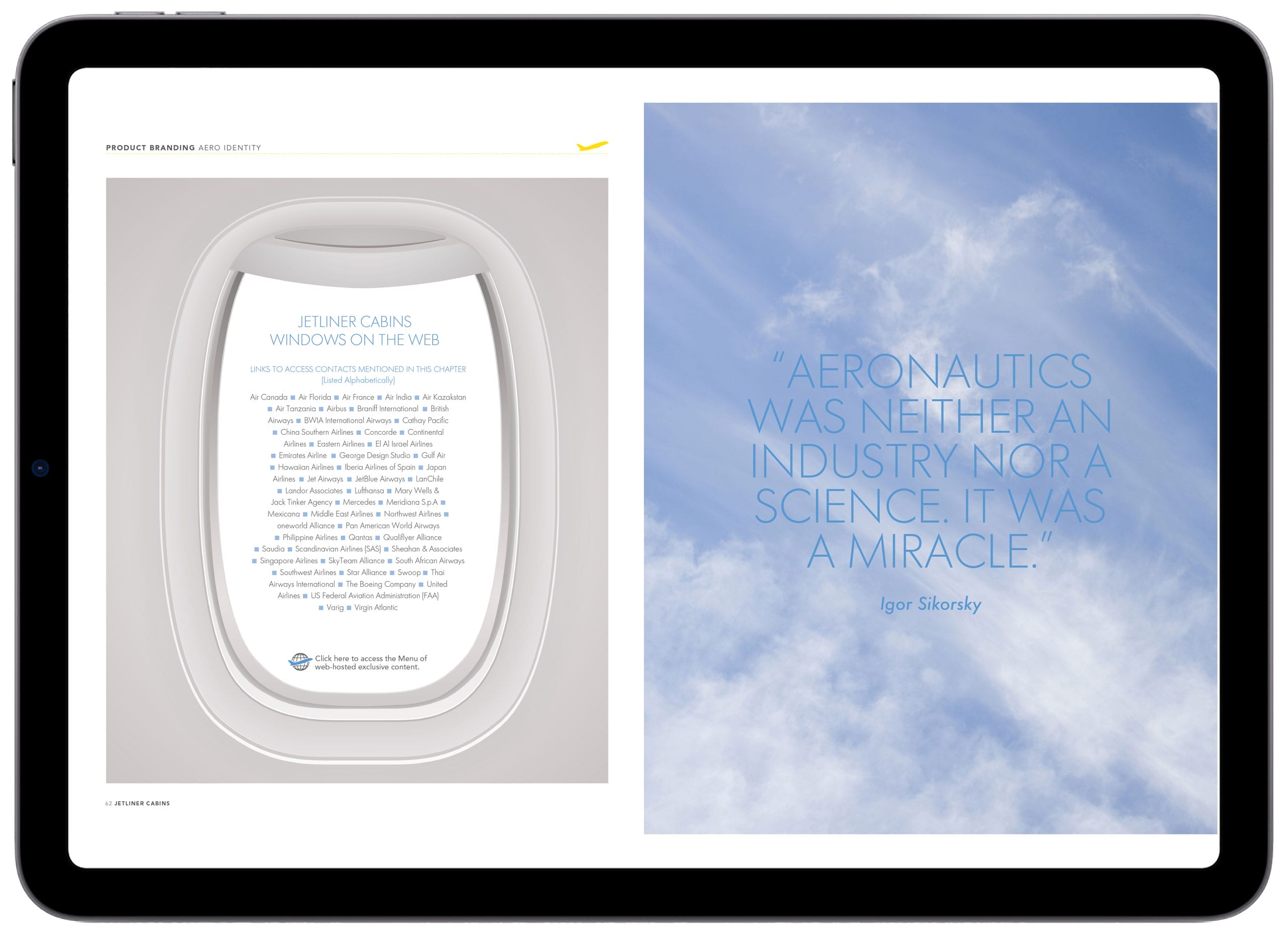 JLC4 - Chapter 4 - pages 62-63 Airplane Interior Design